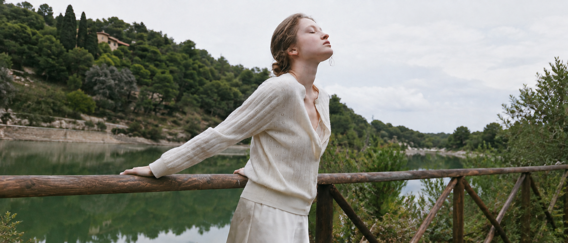 Light knit womenswear look
