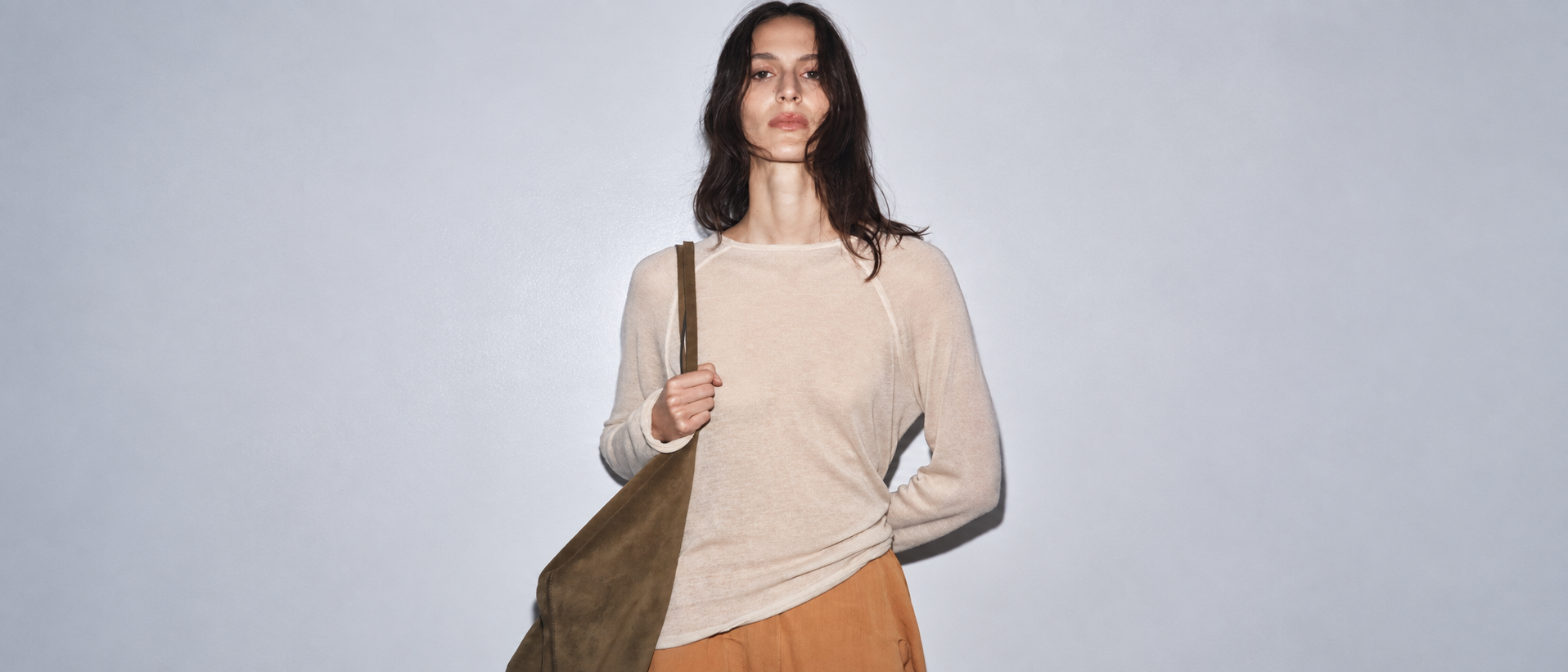 Everyday neutral knit look