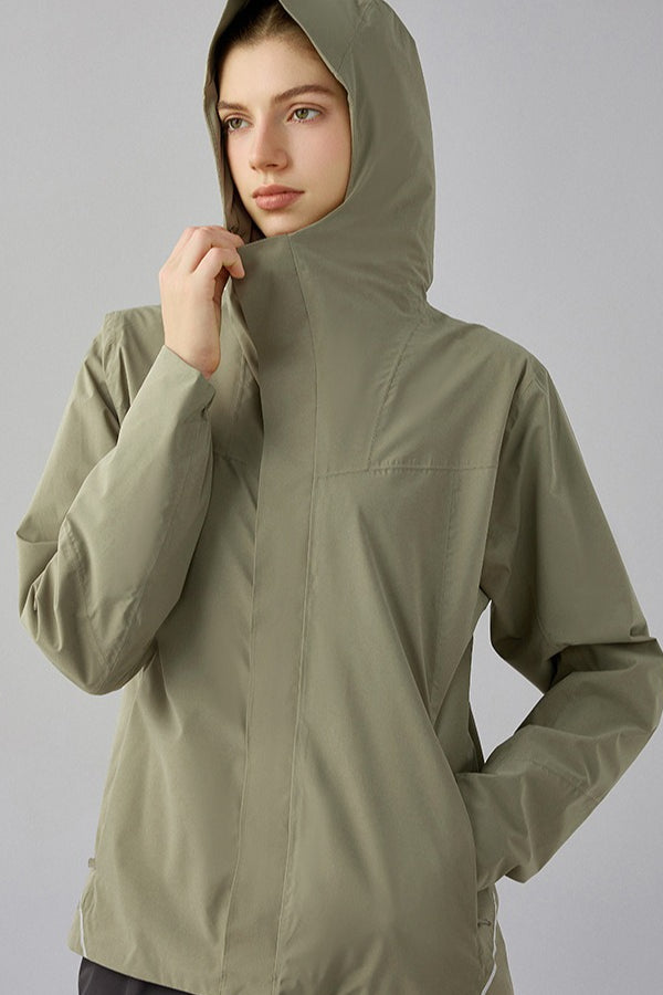 Windproof Fleece Lined Hooded Jacket