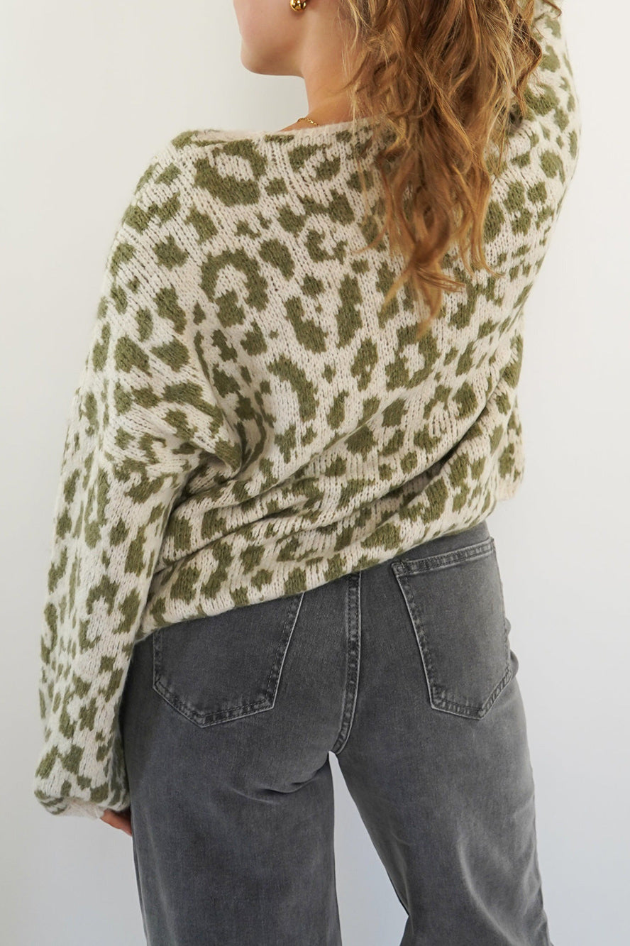 Colorblock Stripe Embroidered Cardigan